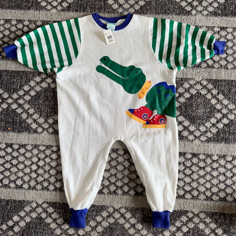 Vintage Sprockets crocodile romper
